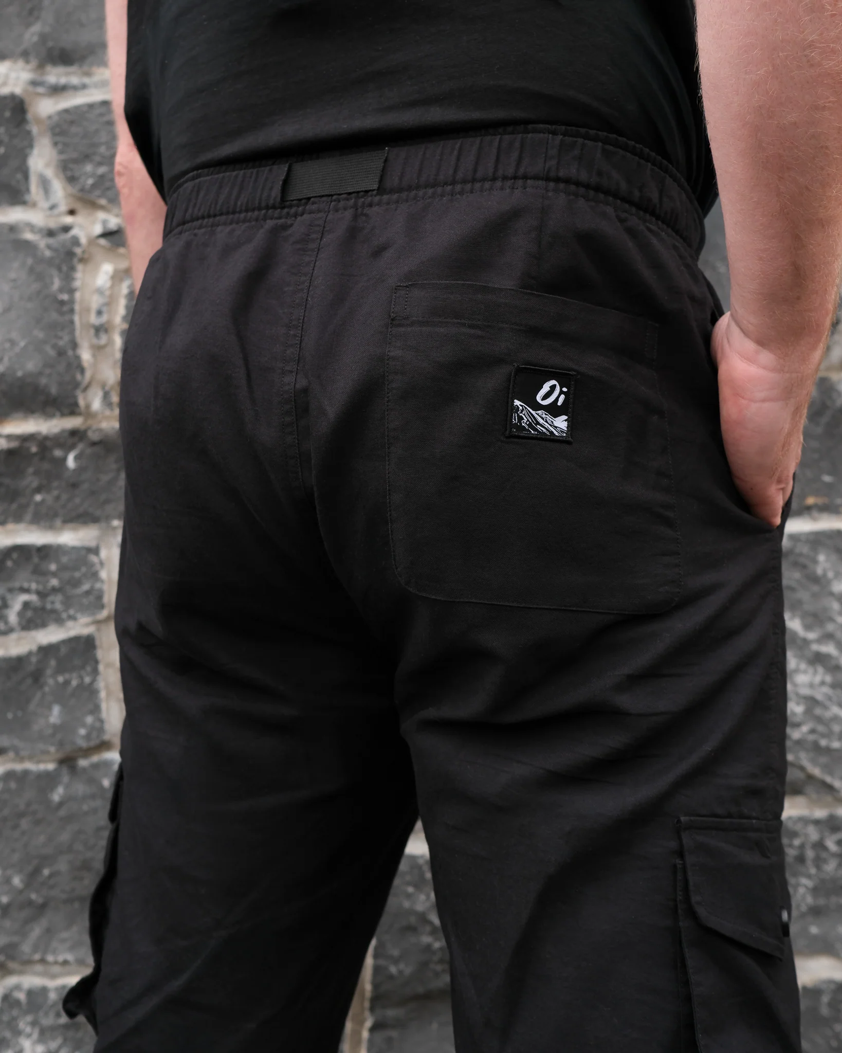 Black Cargo Pants - Image 4