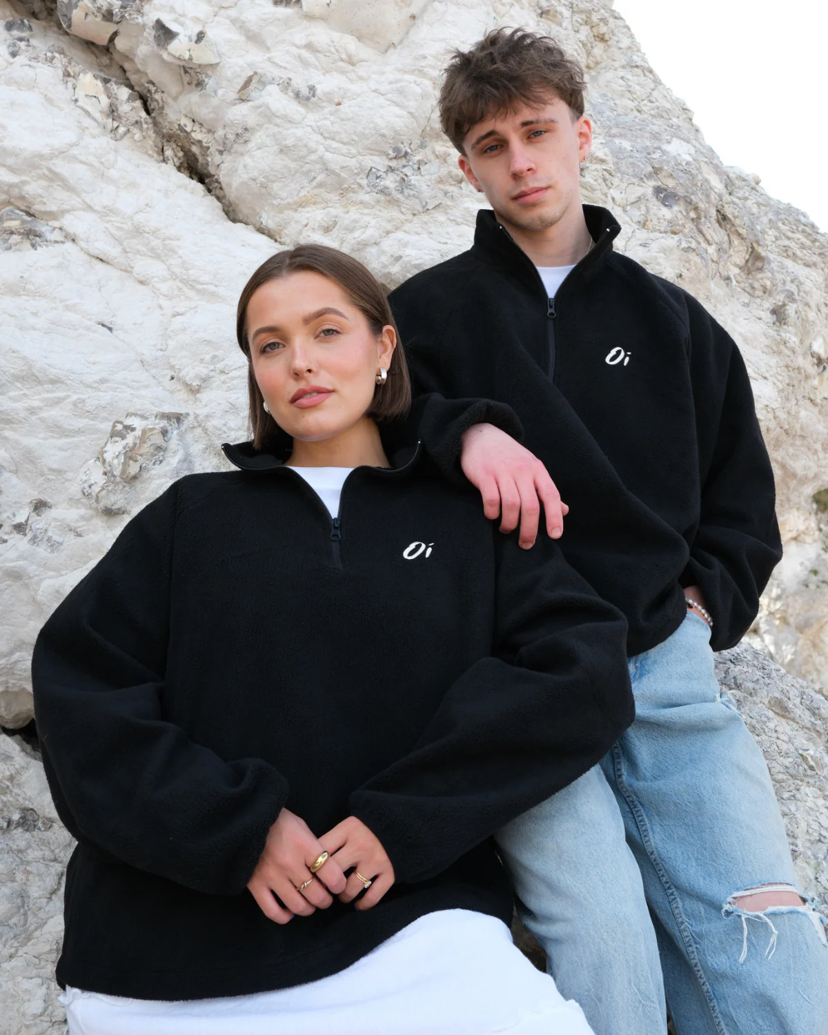 Black Essential Teddy Fleece - Image 6