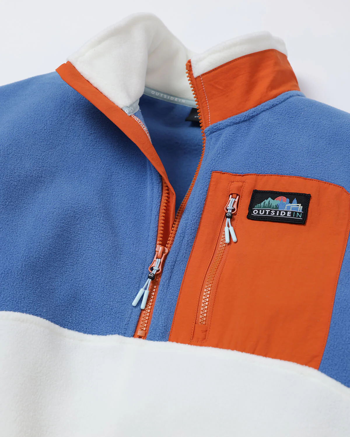 Blue & Orange Signature Pocket Microfleece - Image 8