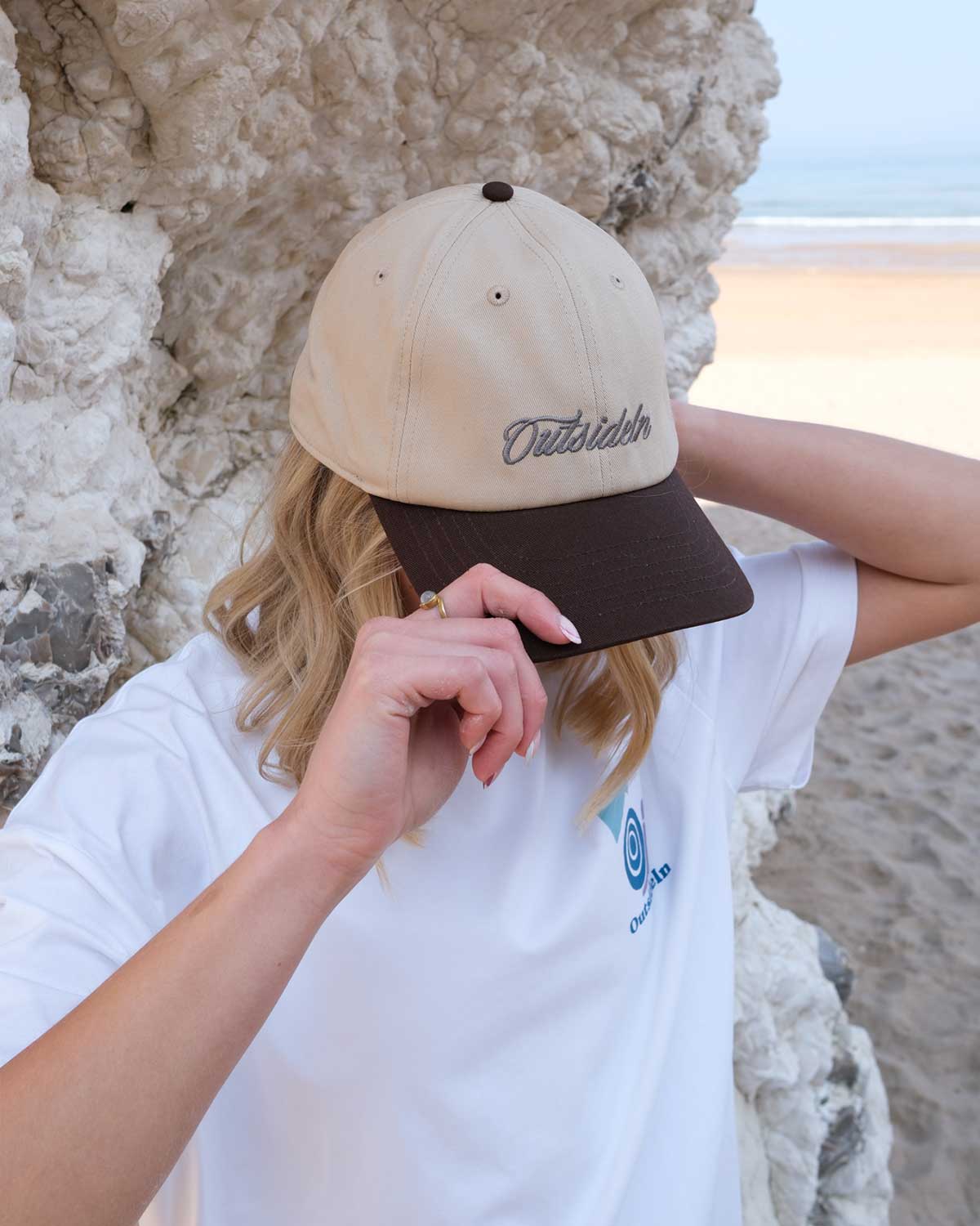 Driftwood Brown Embroidered Cap - Image 3