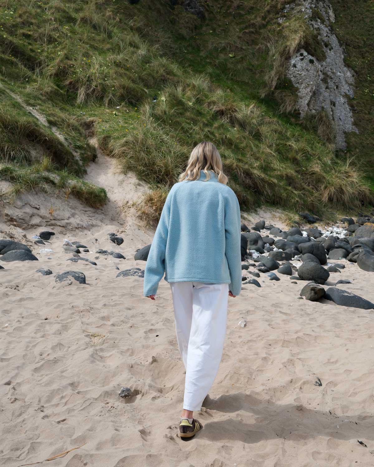 Pale Blue Essential Teddy Fleece - Image 3