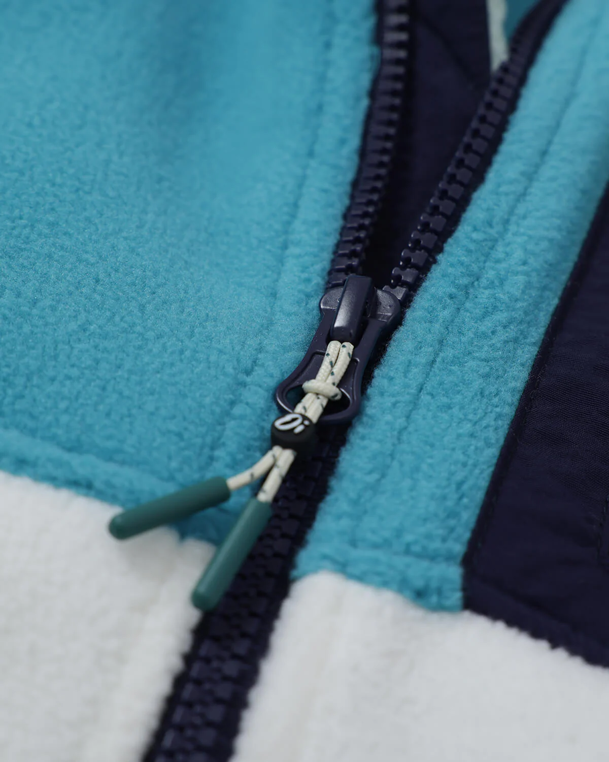 Sea Glass Blue Full Zip Pocket Microfleece - Image 9